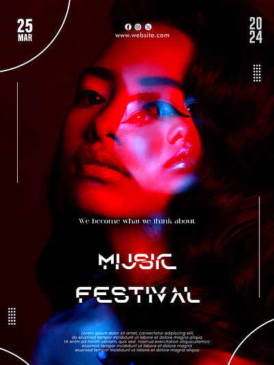 Music Festival Poster Design design graphic design music photoshop posterdesign