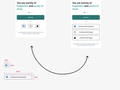 Sign in/Sign up methode - Mobile App design mobile app mobile design sign in sign up ui ui design ux ux design