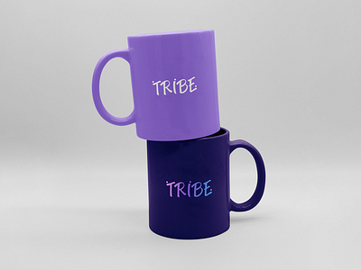 TRIBE Visual Brand Identity branding cup design graphic design identity logo logotype vector
