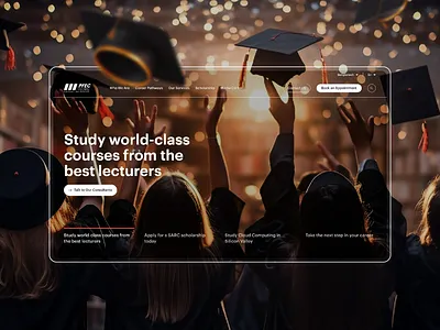 A Multi-variant Platform for Students | Website Design animation app app design bold branding corporate figma geolocation global graphic design information architecture logo multiple landing page redesign ui uiux visual identity web deisgn website website design