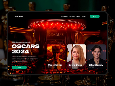 And the Oscar for Seamless UI/UX Transitions Goes To... Darwin! animation awards card carousel corporate website design agency designtrends grant landing page marketing oscar prize promo website responsive design slider ui ux webagency