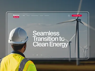 Elevating Energy | Website Design animation branding elastic search energy figma graphic design logo material ui monotone motion graphics omera rts seo sustainable uiux user interface web design website website design