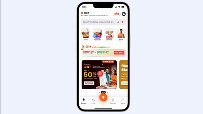 AI Chatbot for Swiggy ai animation branding chatbot design mobile ui ux