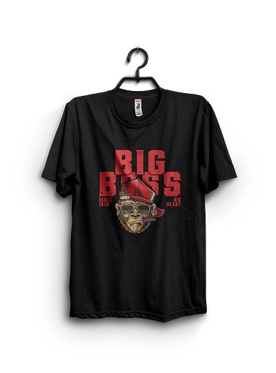 Big boss t-shirts graphic designer social media post t shirt tshirt design typography