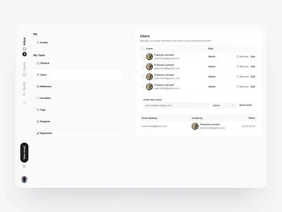 Case - Mailbox profile setup black brutalism card cards desktop graphic design mail mailbox minimalism monochrome saas ui white