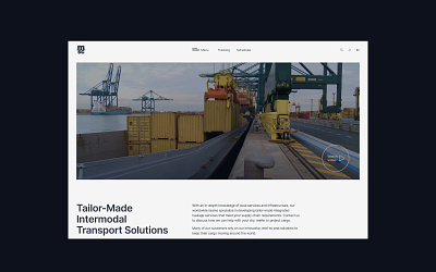MSC website animation animation cargo design redesign ui ux web website