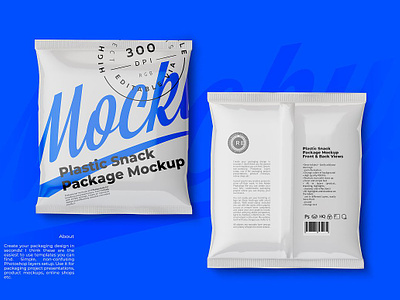 Plastic Snack Package Mockup bag chips chips pack mockup chips packaging flow pack flowpack glossy bag matte bag meal metallic open pack plastic snack package mockup potato chips snack pack snack packaging