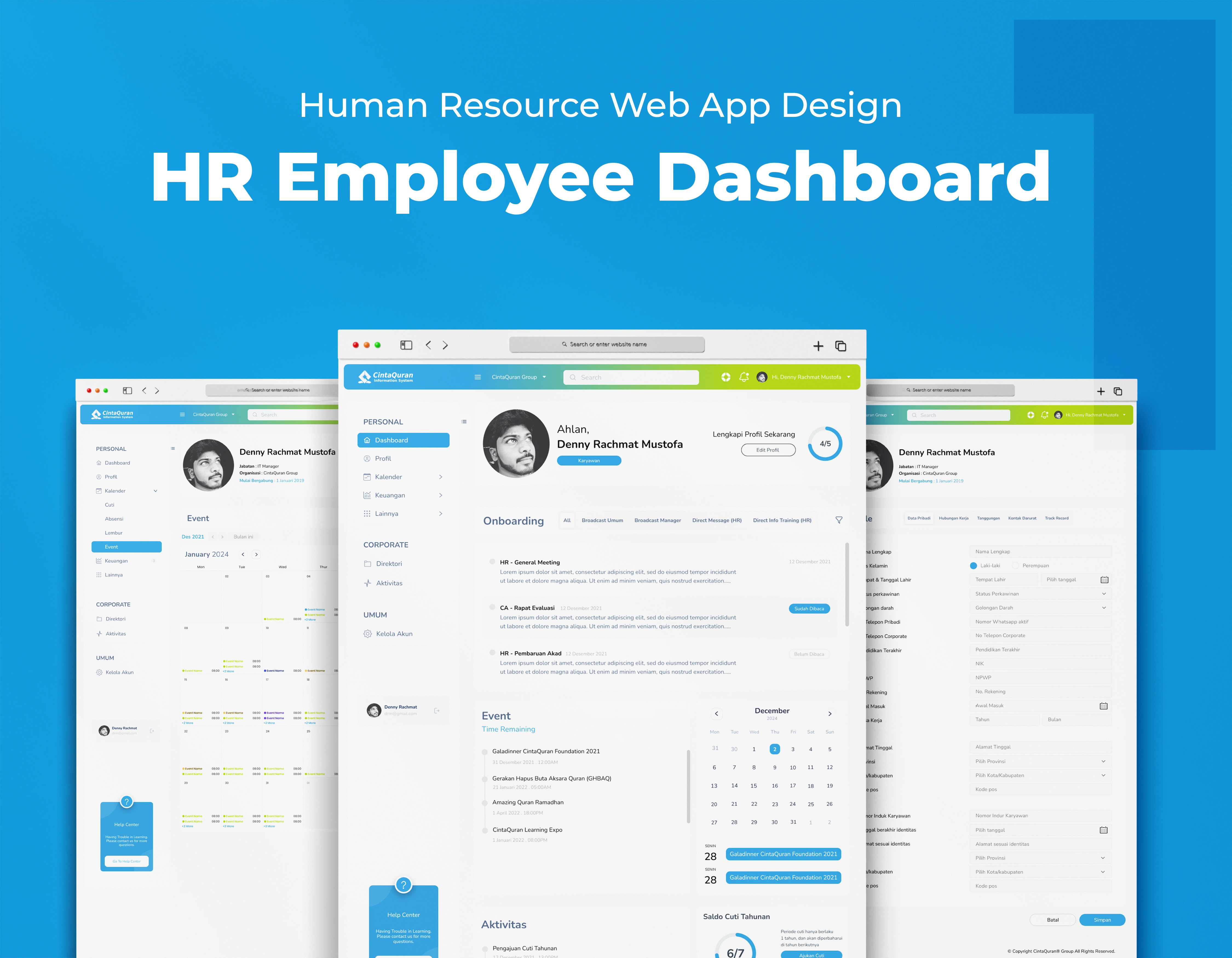 HR Employee Dashboard app app design design landing page ui ux