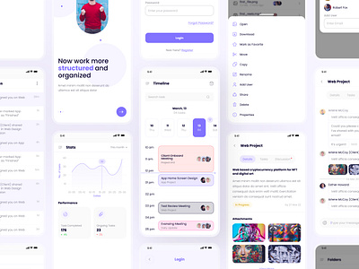 Project Management App UI Design appdesign appui appuidesign appuiux appuxdesign branding design logo managementapp projectapp taskapp taskappui taskuiux todoapp todoappui ui uidesign uiux uiuxdesign uxdesign