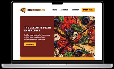 DoughWorks Pizza Maker (Product Specialization) case study dailyui design designthinking graphic design portfolio ui ui 033 uidesign uiux uix101 userexperience userinterface ux