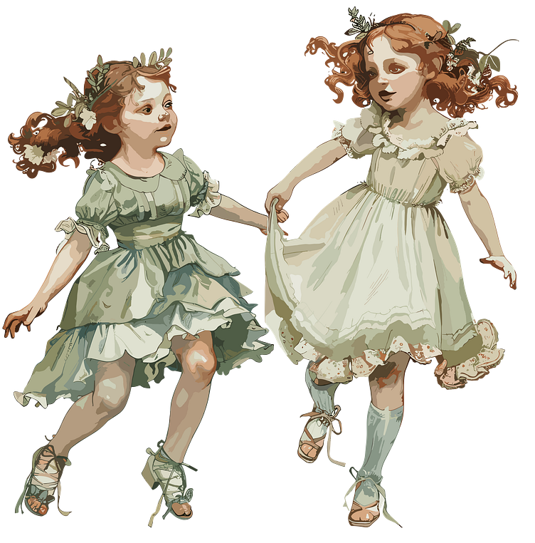 Unreal engine, 8k, Realistic Cute Victorian 2 Pixie Girls by Thy Nguyen ...