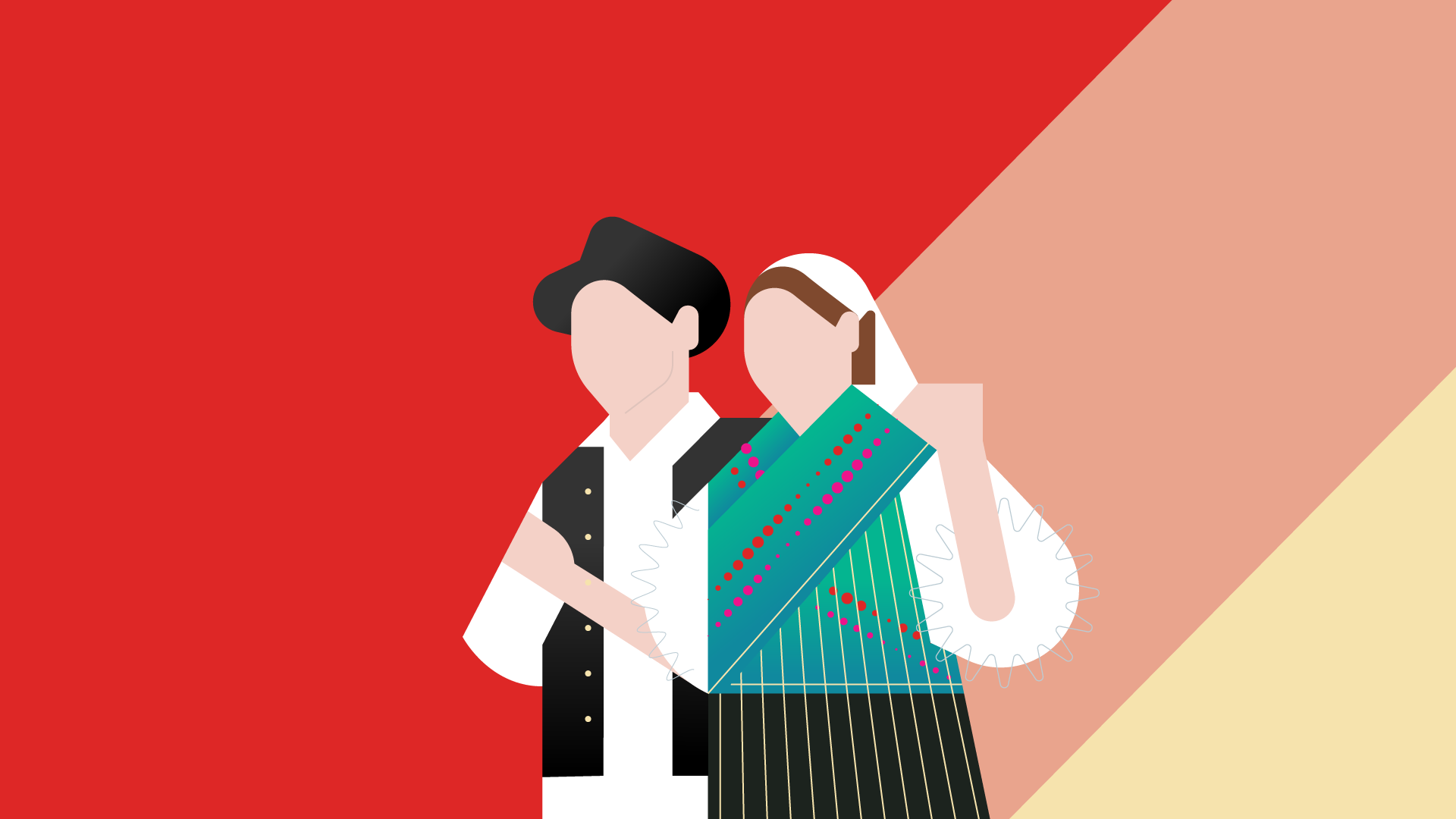 25 croatia dancers folk folklore graphic design heart illustration međimurje poster rokac typography