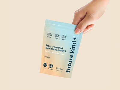 Future Kind - Supplements Rebrand branding design drink e commerce food health lifestyle minimalist modern nutrition organic packaging pouch recyclable self care shopify supplements sustainable vegan vitamins