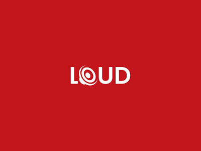 Loud Combination marks logo design branding colours combination mark design graphic design letter logo logo loud logo typography wordmark