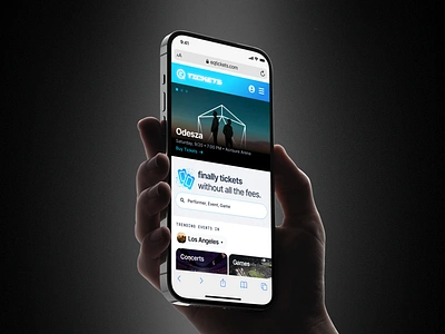Ticket Marketplace app buy concert edm mobile search sports tickets ui web