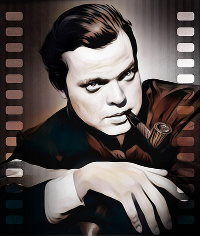 Orson Wells. Photo-manipulation.