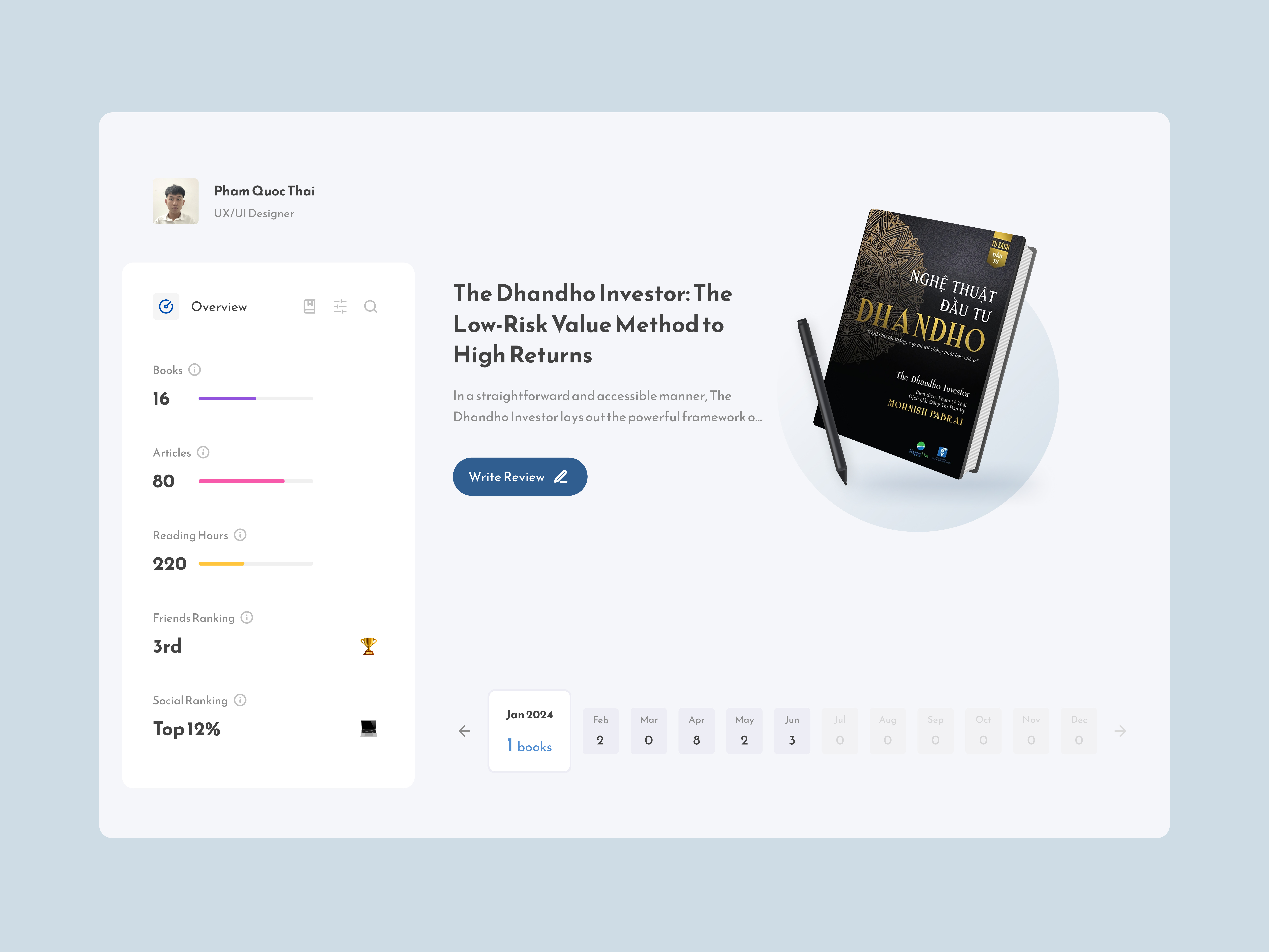 Reading Plan - Interactive UI animation book dashboard design figma graphic design interactive motion graphics reading ui ux