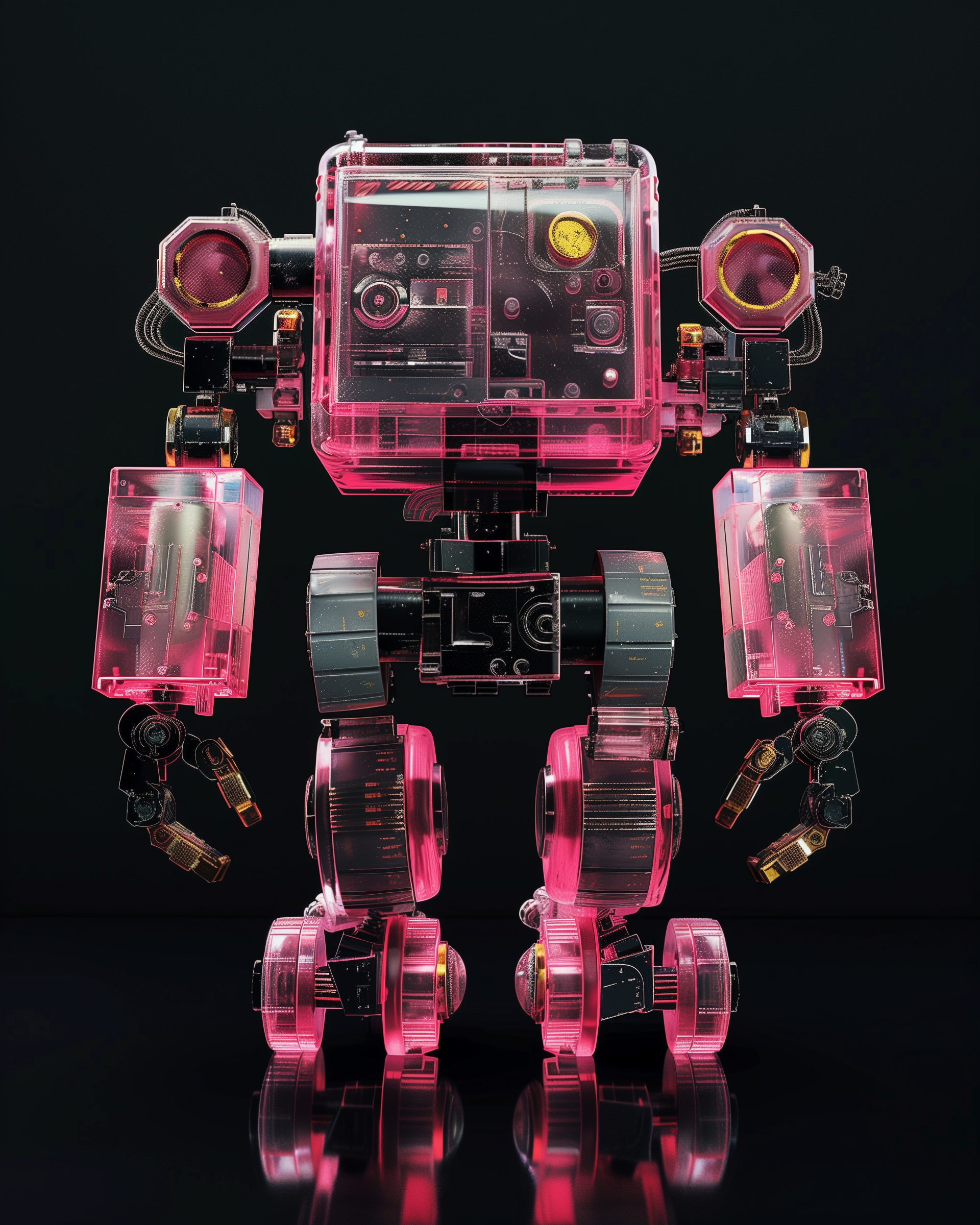 Robocode – AI Robots 3d brand brandidentity branding design midjourney robot