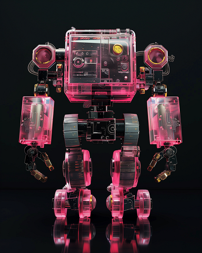 Robocode – AI Robots 3d brand brandidentity branding design midjourney robot