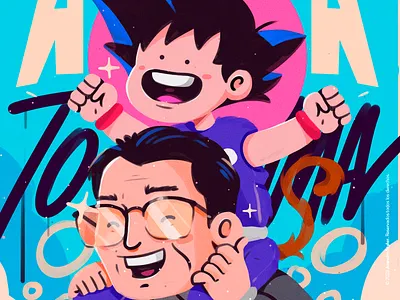 Akira Toriyama art color cool creative design illustration venezuela