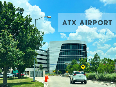 I took a photo of Austin Texas Airport and added text.