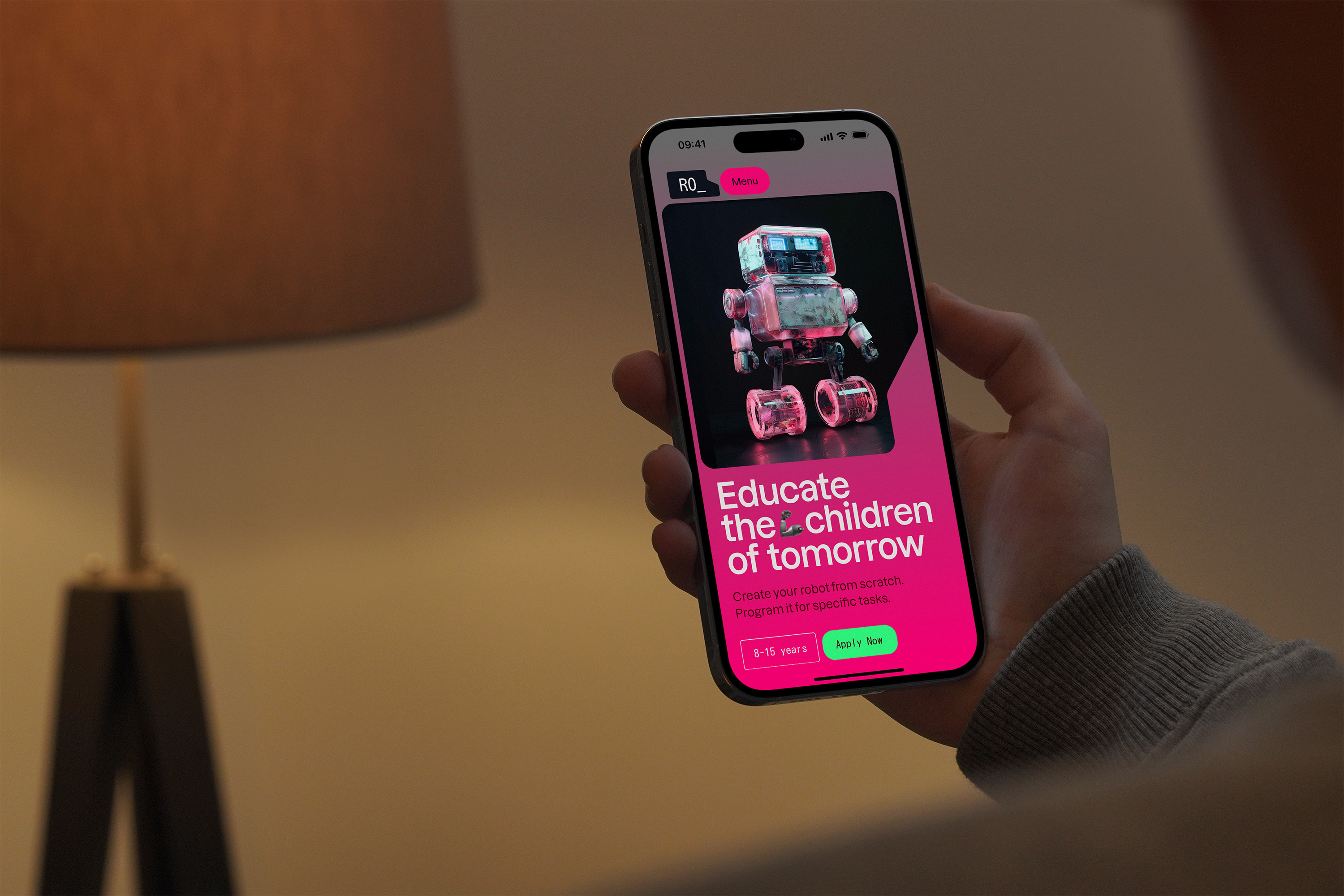 Robocode – Web ai brand brandidentity branding design graphic design midjourney mobile robotics ui web website