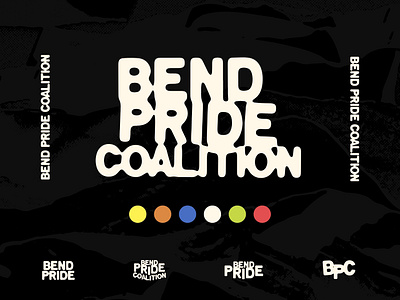 Bend Pride Coalition Branding grunge