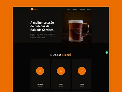 3S Drink´s - Website animation graphic design ui