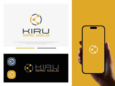 Gold Currency Logo Design - Branding brand identity branding currency gold graphic design illustration logo logo design logo designer logos tech technology