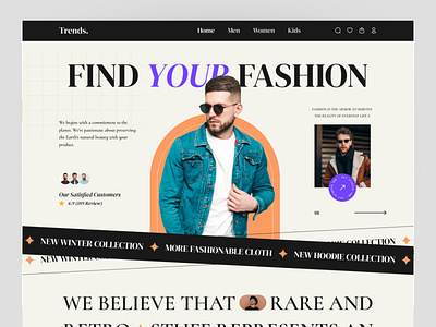 Ecommerce Fashion Landing Page Design design ecommerce ecommerce website fashion fashion website design landing page shopify shopify landing page shopify website ui design web design website website design