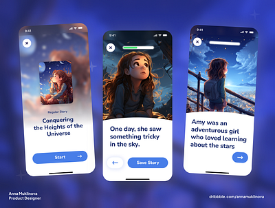 Designing an Educational Reading App for Kids app blue book cover design elementary ios kids learning literacy mobile play progress reading rewards story ui violet words