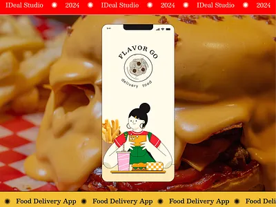 Flavor Go food app design project branding design graphic design ideal design illustration logo typography ui ux vector