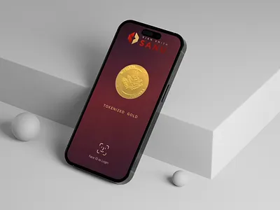 Sanu Splash Animation 3d animation cinema 4d crypto cryptocurrency gold mobile precious metals silver splash screen