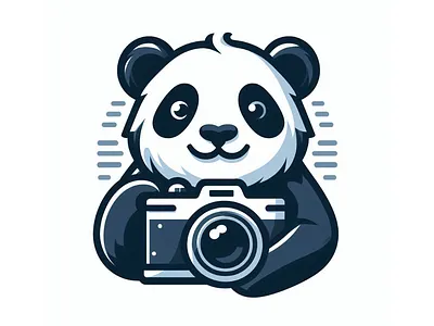 Beauty Panda Logo design. 3d animation beauty branding graphic design logo motion graphics panda logo photography