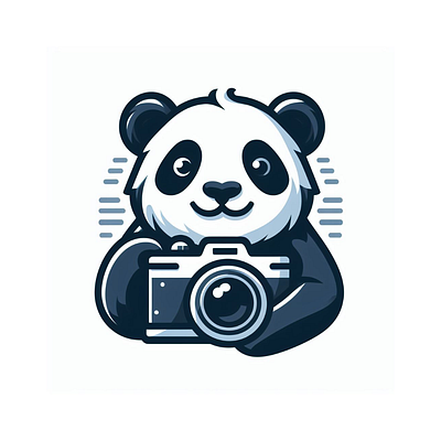 Beauty Panda Logo design. 3d animation beauty branding graphic design logo motion graphics panda logo photography