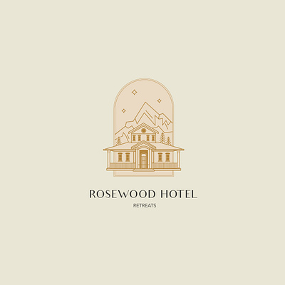 ROSEWOOD HOTEL branddesigner branding design graphic design hotelbranding hotellogo illiustrational logo illustration logo logobrand logodesigner logofolio logonew luxurylogo minimal logo minimal style minimalist logo nature logo typography vector logo