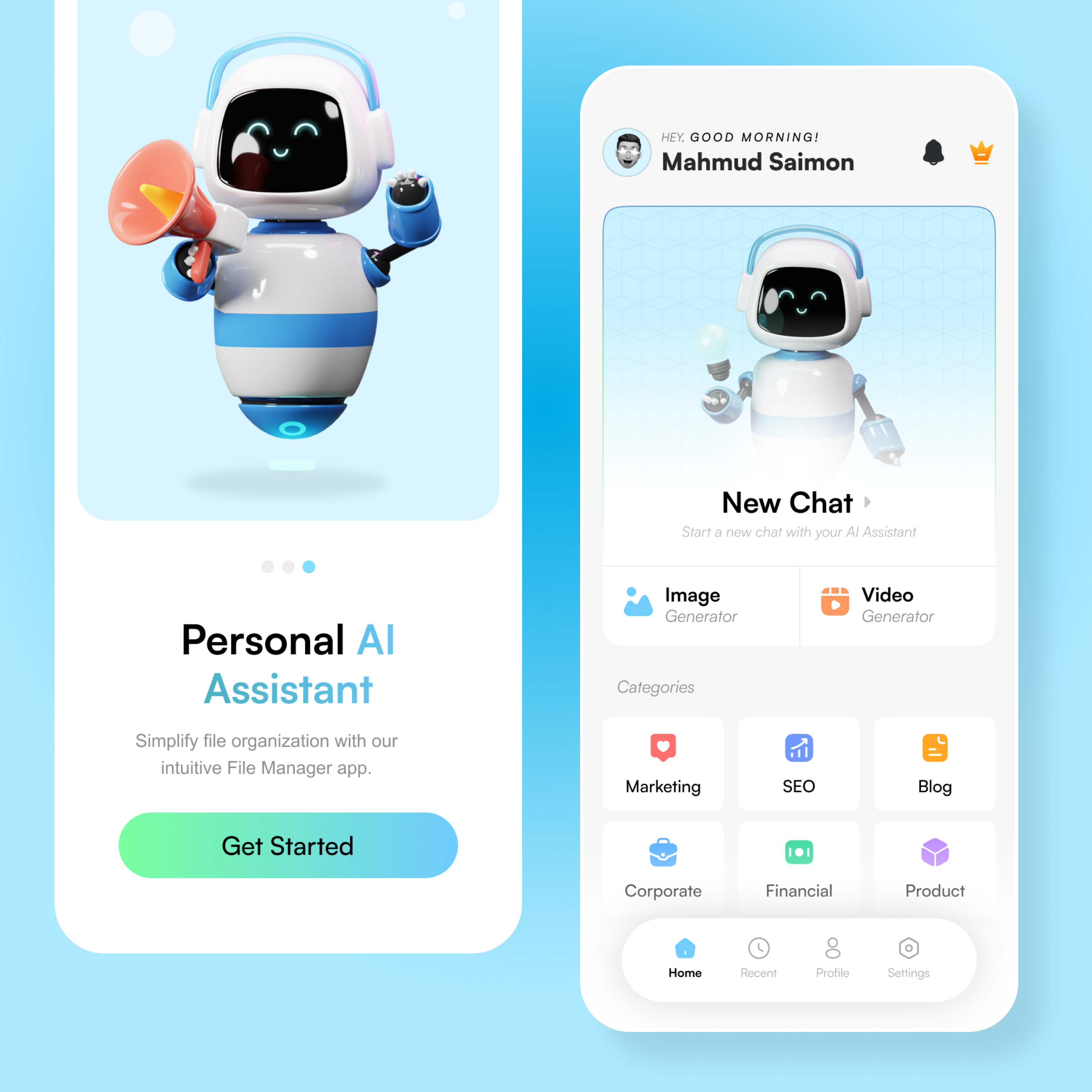 AI Assistant App 2024 new ai app ai ai app app assistant chat app chatgpt design image generator ai landing page mobile app modern ui ux video generator ai. website