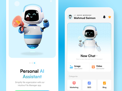 AI Assistant App 2024 new ai app ai ai app app assistant chat app chatgpt design image generator ai landing page mobile app modern ui ux video generator ai. website