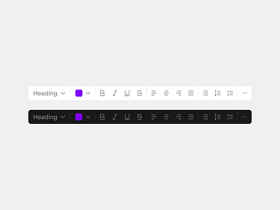 Text editor menu 🖍 productdesign texteditor ui ux