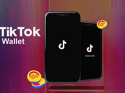 TikTok Digital Wallet animation branding digitalwallet figma financeapp homescreen logo motion graphics productdesign profilescreen tiktok ui userexperience