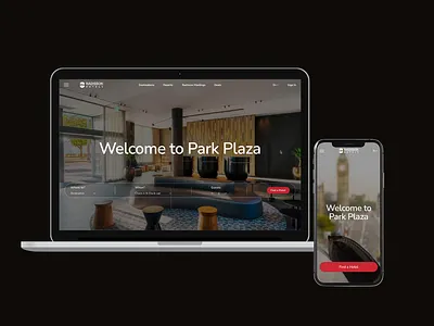 Hotel Landing Page branding figma freelance hire hotelwebsite landingpage mobile productdesign ui uiuxdesigner ux website