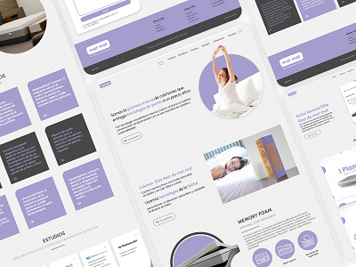 Mat mat Landing page | Mattres design landing landing page ui ux website