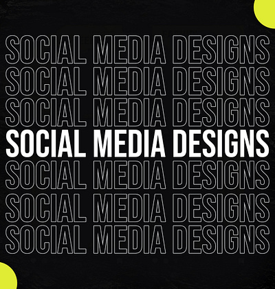 Social Media Designs branding design graphic design illustration instagram social media typography vector