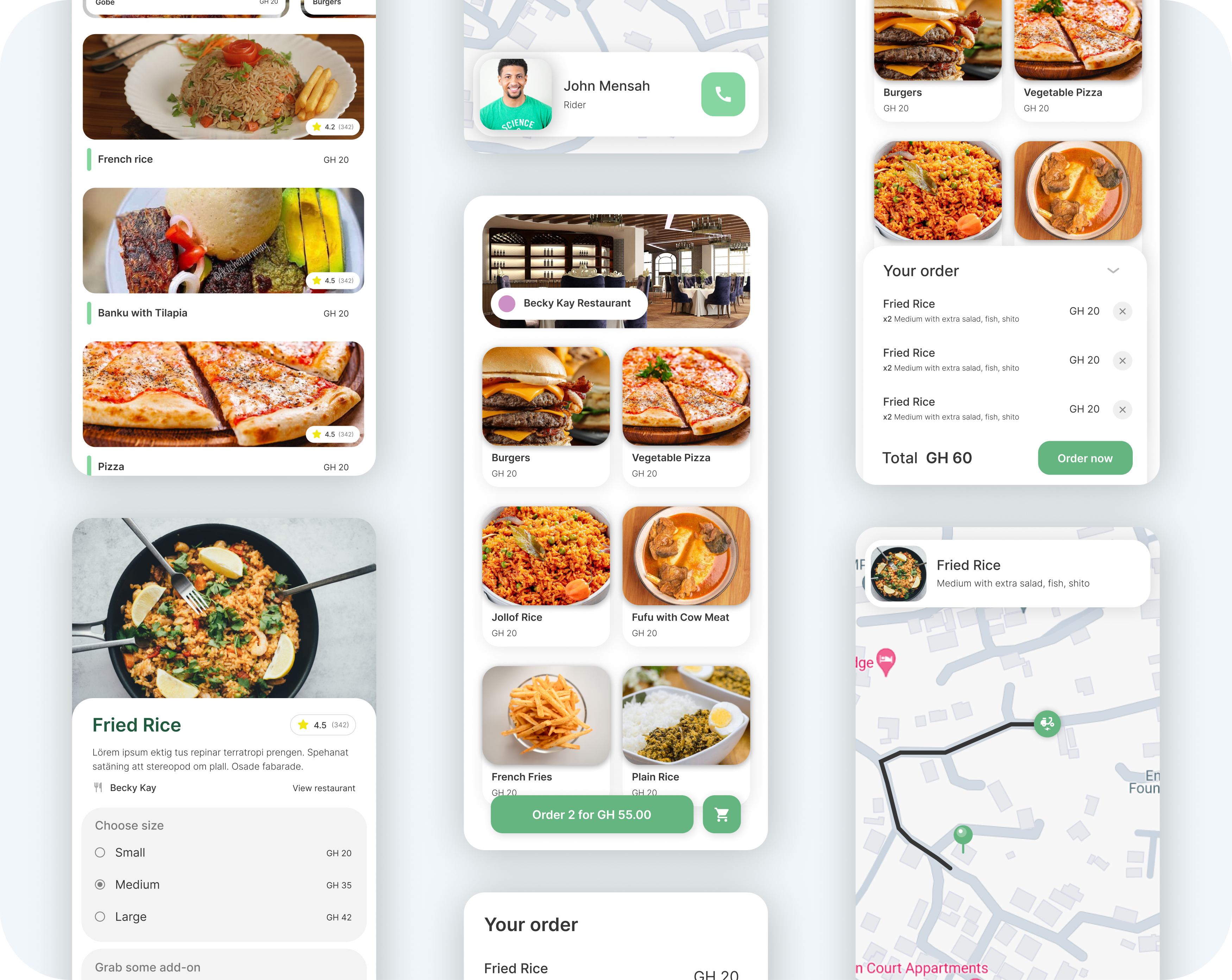 Grabby: Product first food ordering app food food app food app design food design minimal mobile mobile app simple ui ux