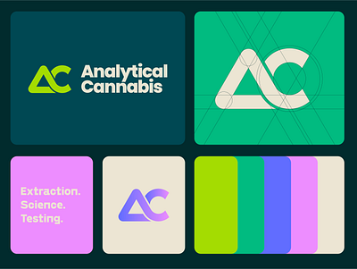 Analytical Cannabis - branding for a cannabis news platform brand branding cannabis design graphic design identity logo visual identity