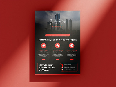 Finlay Films - Real Estate Fyler Proposal ads flyer graphic design layouting paper poster printing real estate