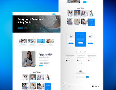 Dental Website ui