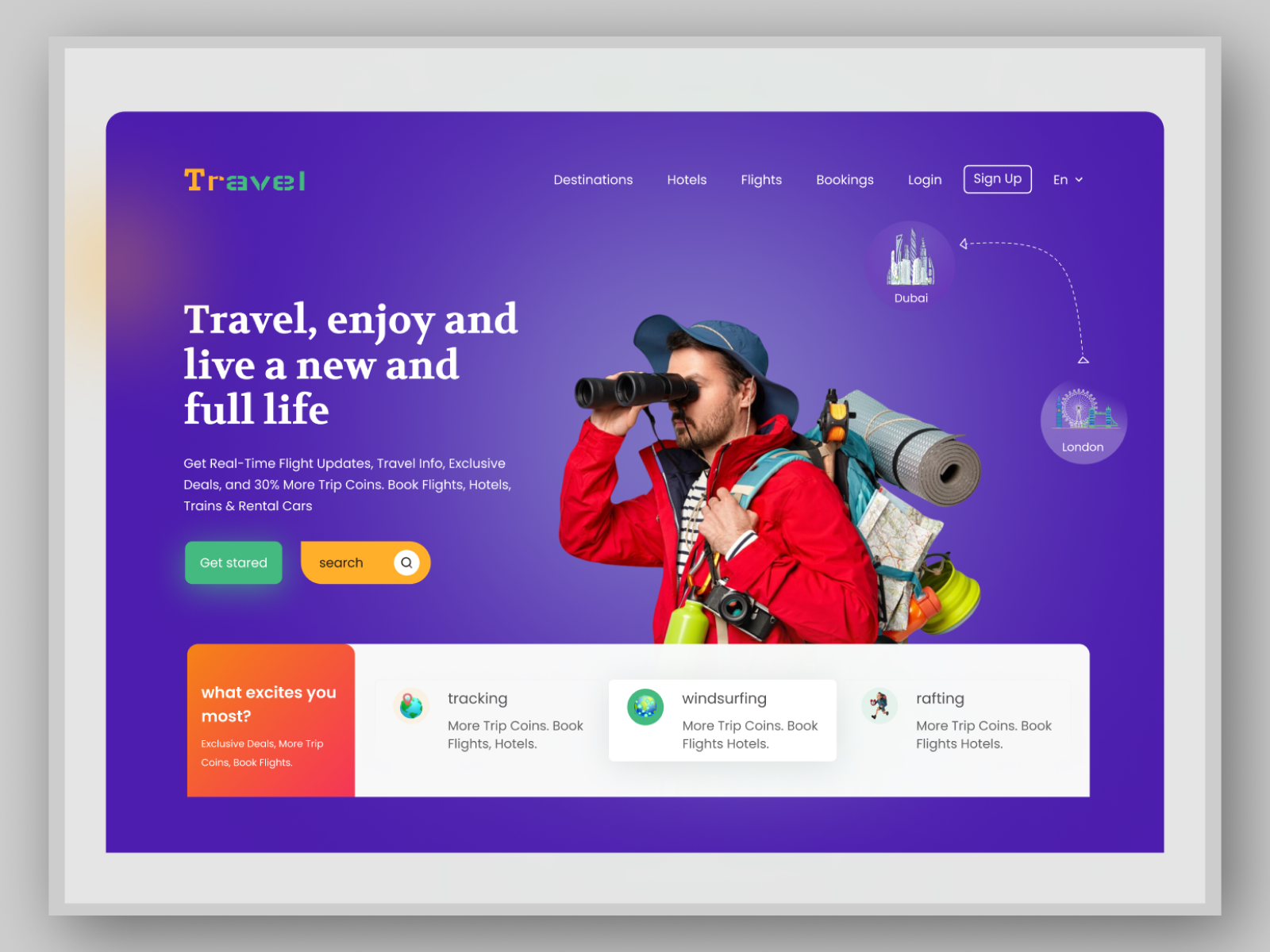 Example of Custom UI/UX Design For Websites & Apps
