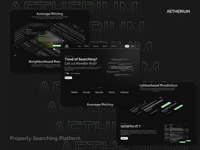 Aetherium AI - Aetherium AI Product Page ai ai property ai property web design design landing page mockup property web design ui ux web design web design mockup