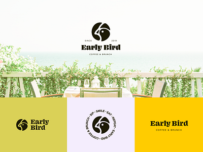Early Bird Coffeeshop Brand Identity brandind branding design graphic design illustration logo vector